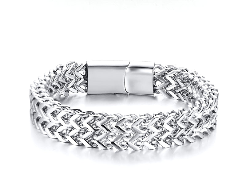 Cross-Border E-Commerce Foreign Trade Steel Bracelet Trend