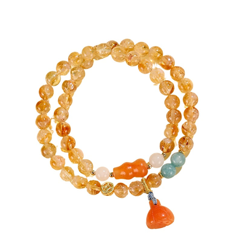 Planderful Fortune's Favor Bracelet – Ethnic Style Crystal Elegance