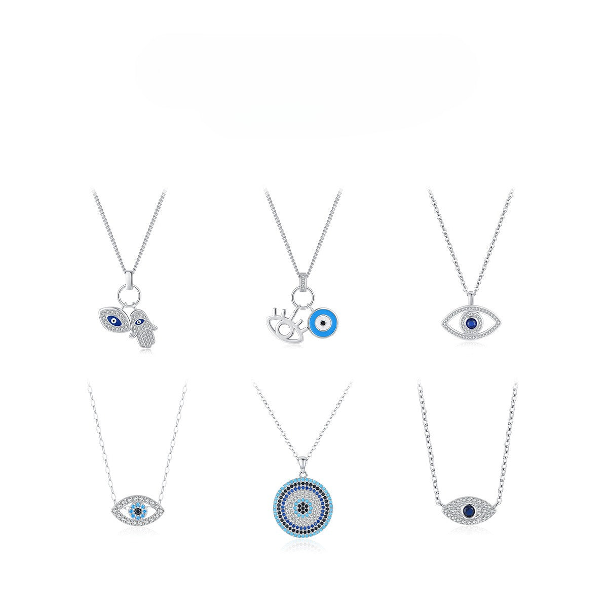925 Sterling Silver Blue Eye Turquoise Necklace