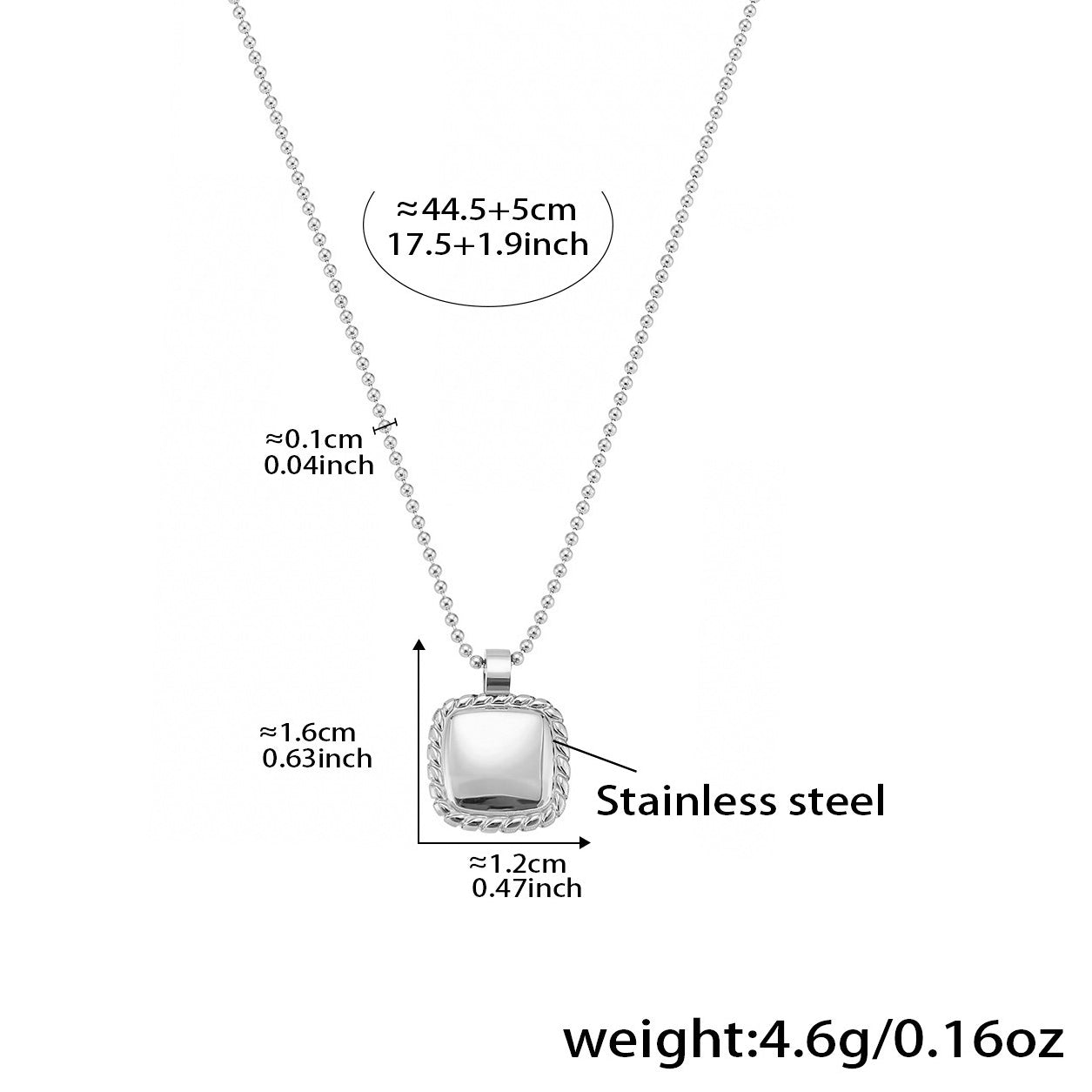 Planderful Genie Butterfly Necklace White Shell Inlay