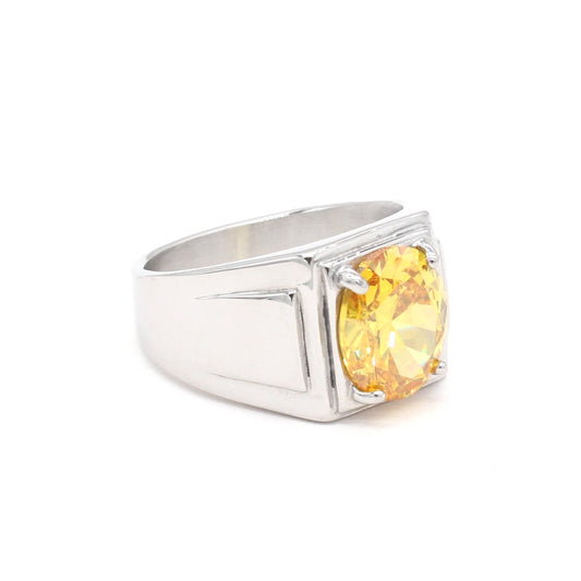 Planderful Zircon Ring Unisex Titanium Steel Jewelry For Men And Women Everyday Genie Collection