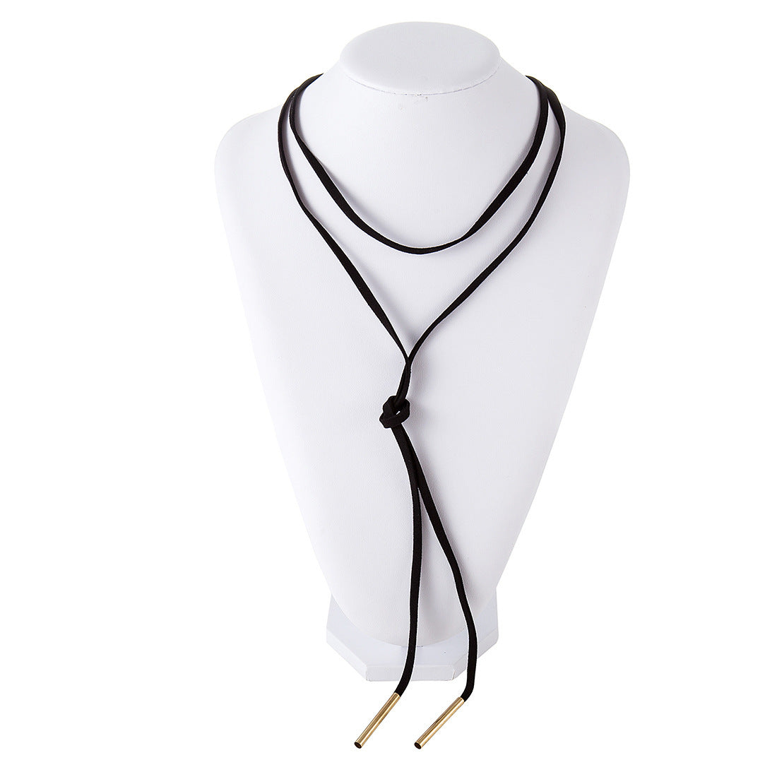 Chic Multilayer Velvet Choker Necklaces with Alloy Needles