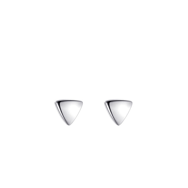 925 Sterling Silver Lightning Heart Star Stud Earrings