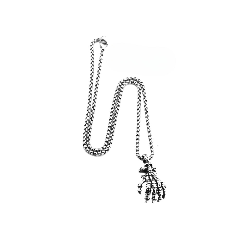 Hip-Hop European American Neckwear Skull Pendant Necklace