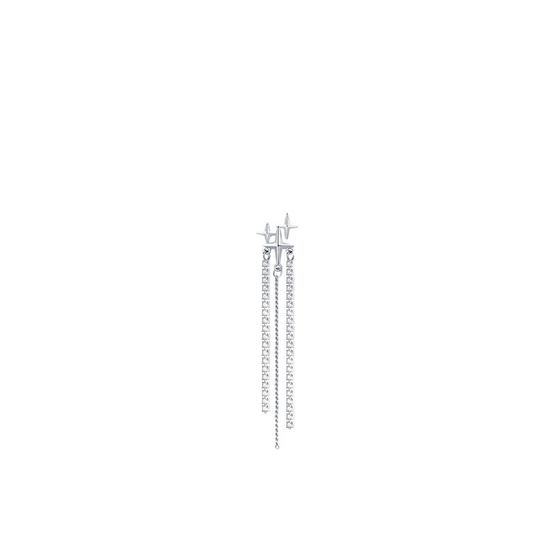 925 Sterling Silver Tassel Earrings
