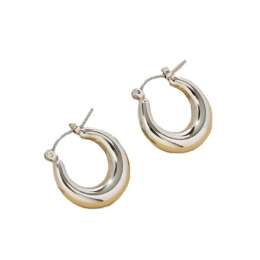 European-Inspired Vienna Verve Metal Earrings - High-Quality Wholesale Accessory