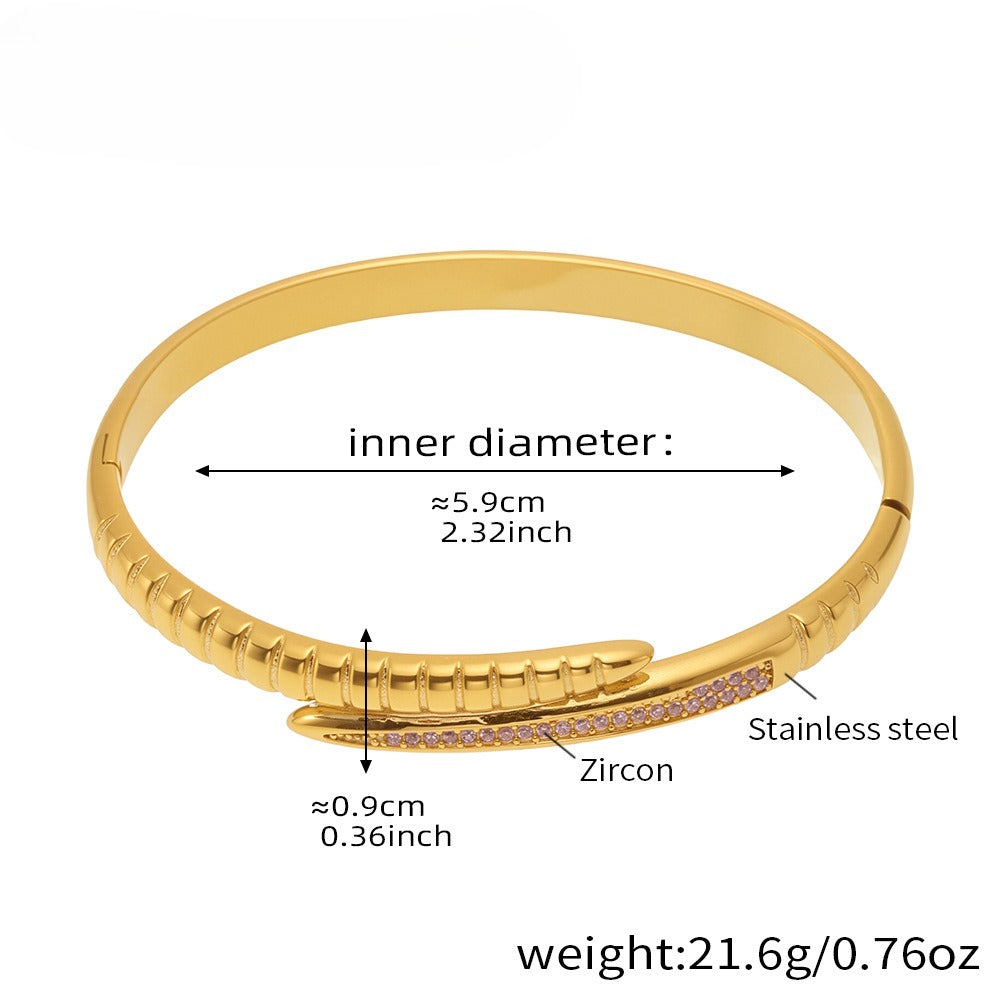 Planderful Everyday Genie Zircon Opening Bracelet Women