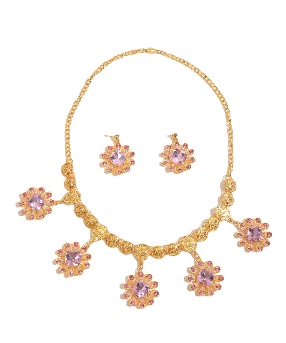 Exotic Desert Oasis Gemstone Necklace Set