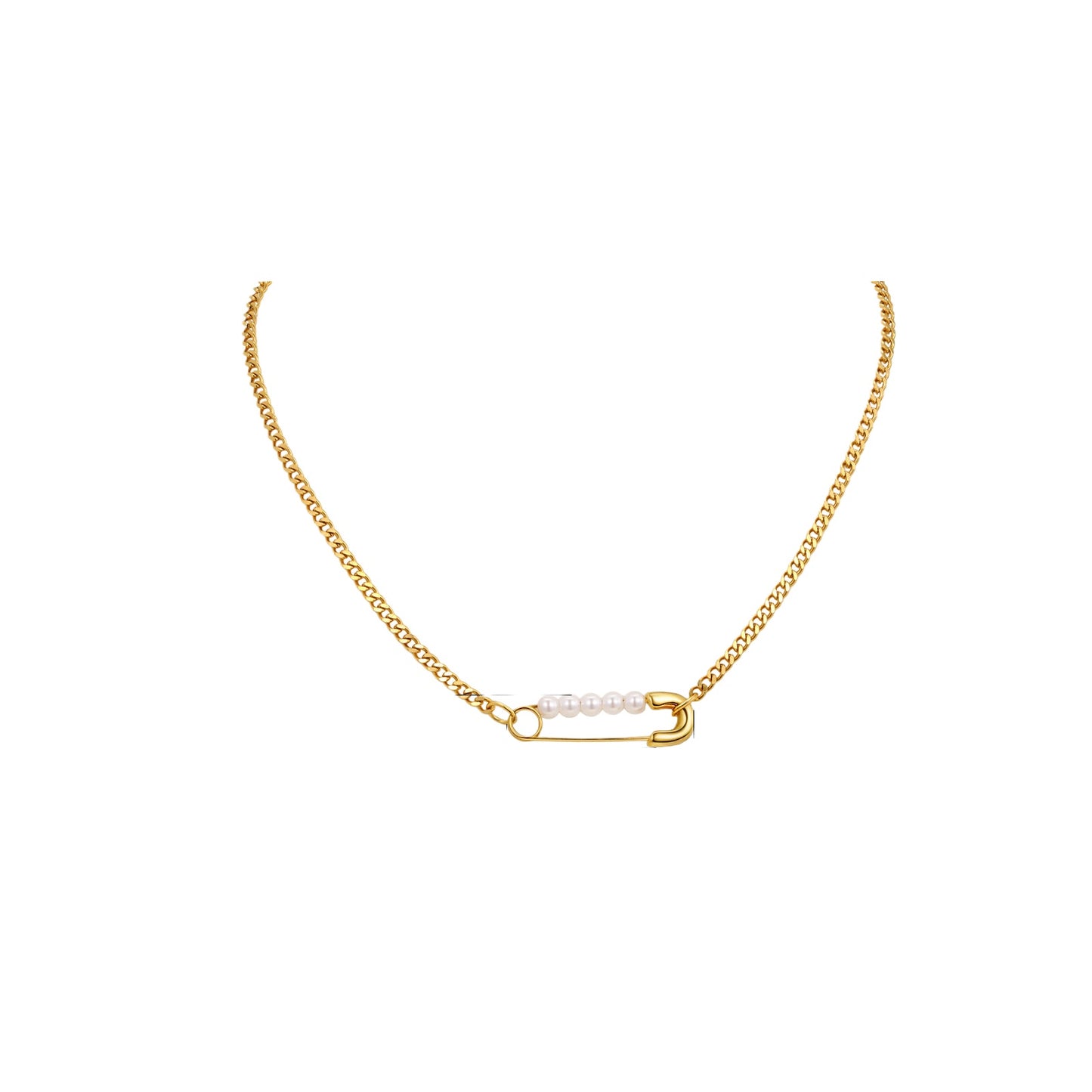 Stainless Steel Pin Daily Wear Version Of Sweet & Cool Style Girlfriend Gift Necklace