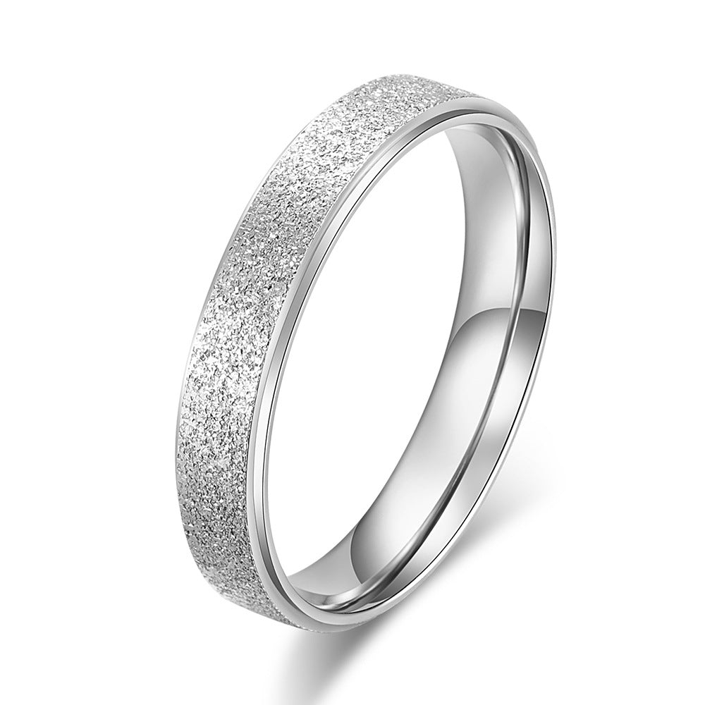Titanium Steel Ring - Elegant Everyday Wear For Modern Women And Gift-Ready Packaging