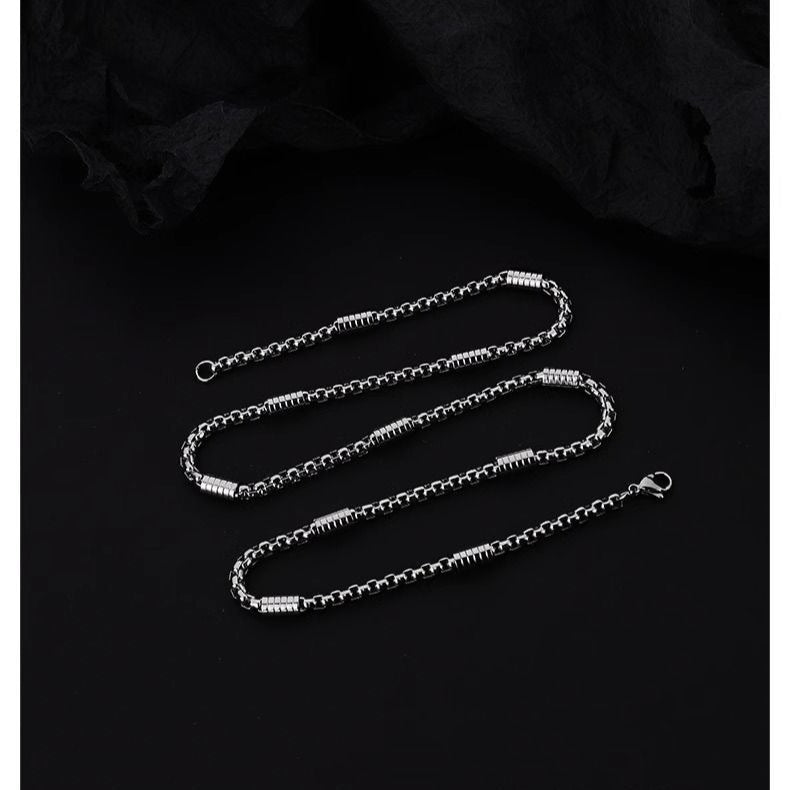 Planderful Jewelry Steel Necklace For Men Hip Hop Style Everyday Genie Collection