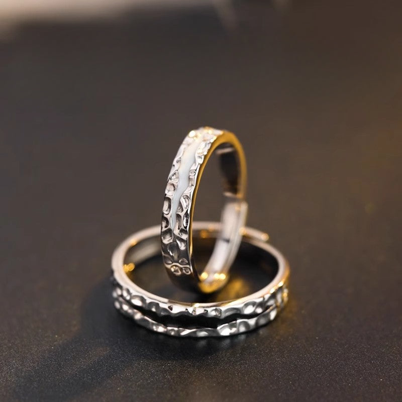 925 Sterling Silver Morning Twilight Ring for Couples
