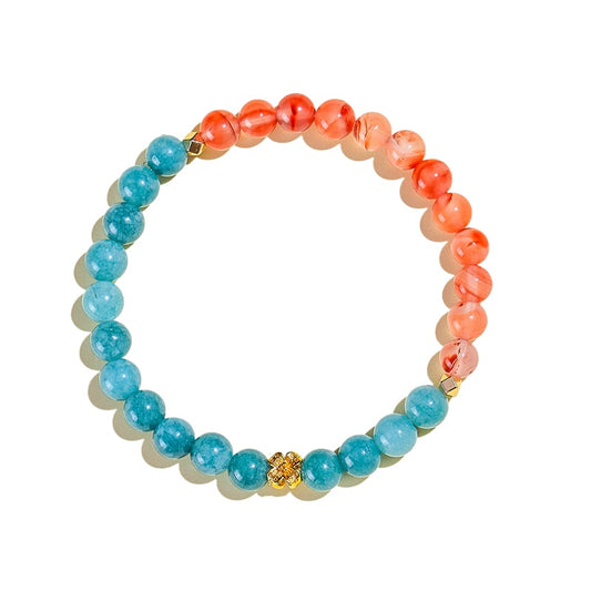 Planderful Fortune's Favor Bracelet – Fresh and Sweet Chalcedony Agate Design
