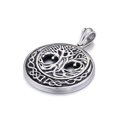 European-American Wishing Tree Life Pendant for Men - Planderful Everyday Genie Collection