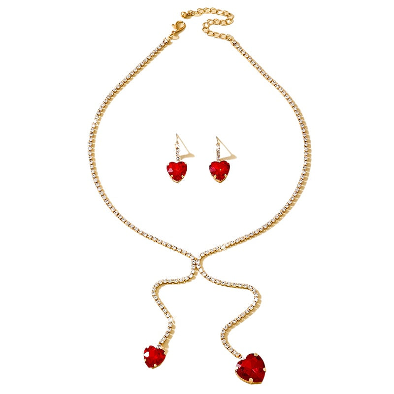 Fashionable Metal Love Flash Jewelry Set by Planderful