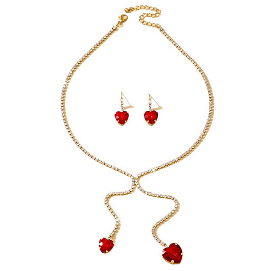 Fashionable Metal Love Flash Jewelry Set by Planderful