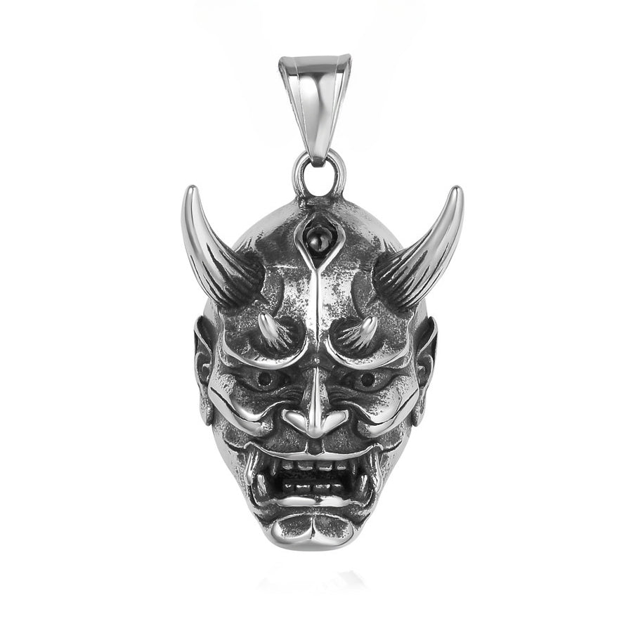 Halloween Prajna Devil Titanium Steel Pendant for Men