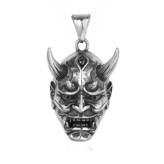 Halloween Prajna Devil Titanium Steel Pendant for Men