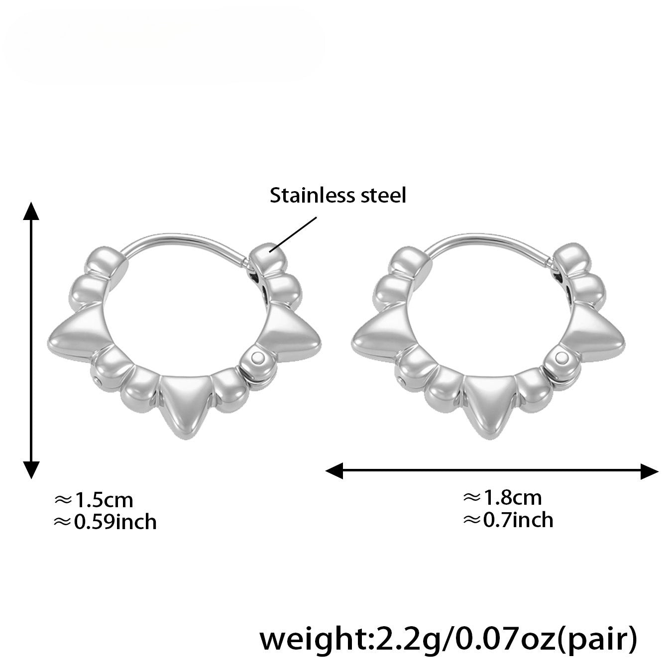 Planderful Everyday Genie Rivet Ring Earrings Commuters