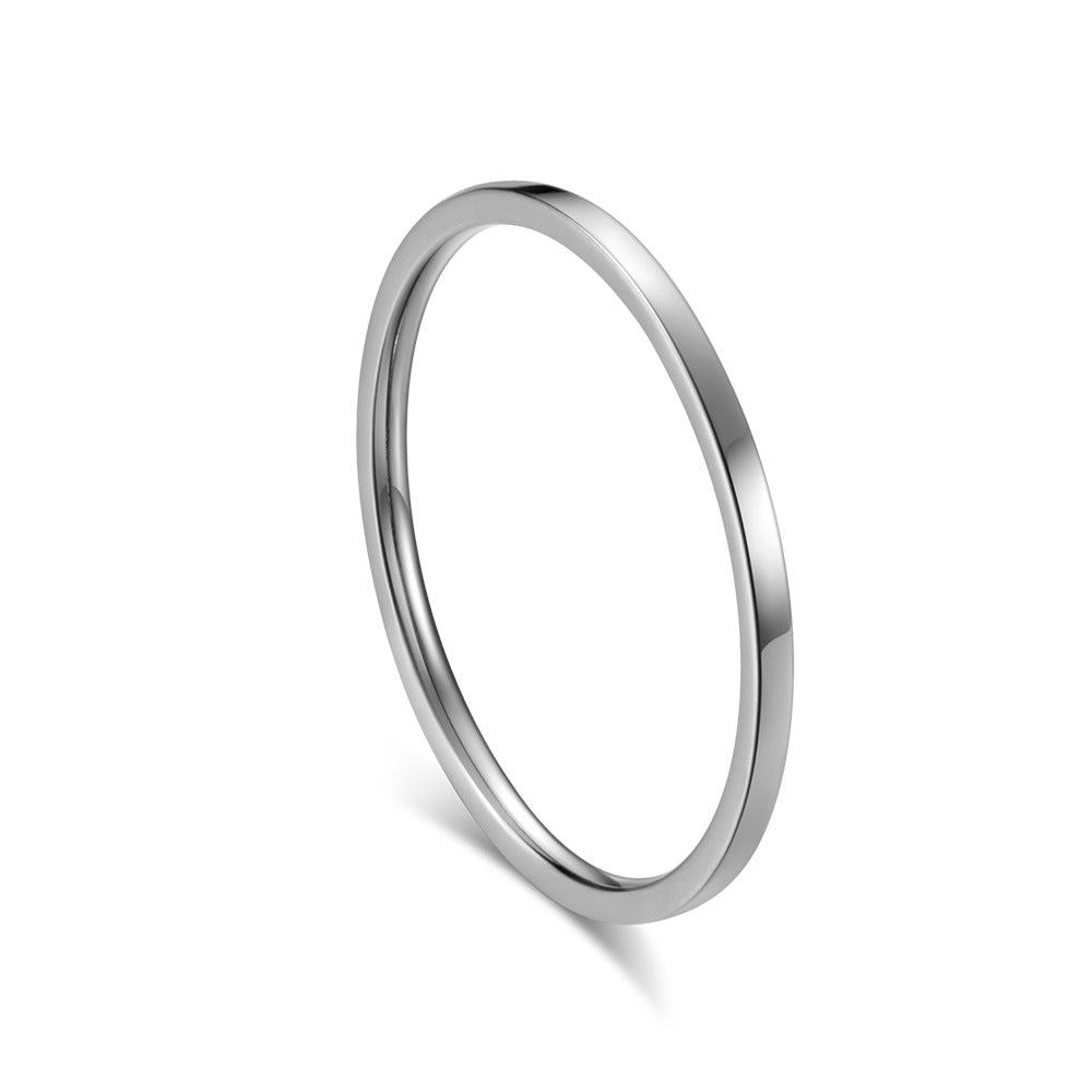 Rose Gold Ring – Smooth Women's Thin – Women's