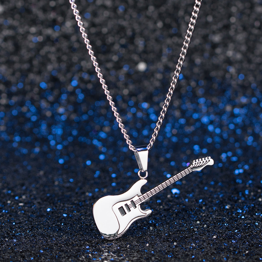 Cross-Border E-Commerce Guitar Pendant for Stylish Men