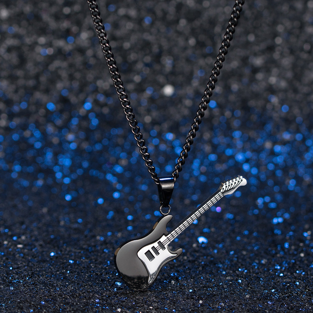 Cross-Border E-Commerce Guitar Pendant for Stylish Men