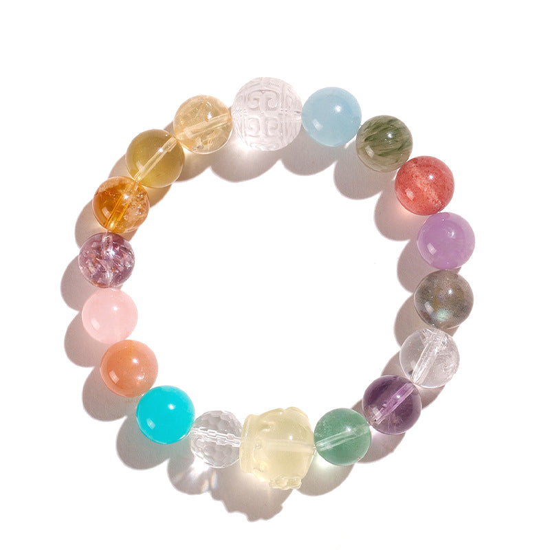 Planderful Fortune's Favor Bracelet – Elegant Aquamarine Crystal Design