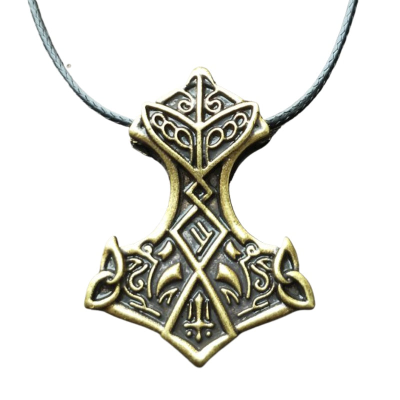 Norse Legacy Hammer Talisman Necklace for Men