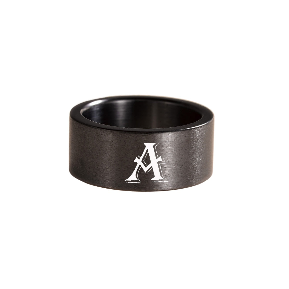 Planderful Everyday Genie Fade Resistant Stainless Steel Letter Ring For Men And Women