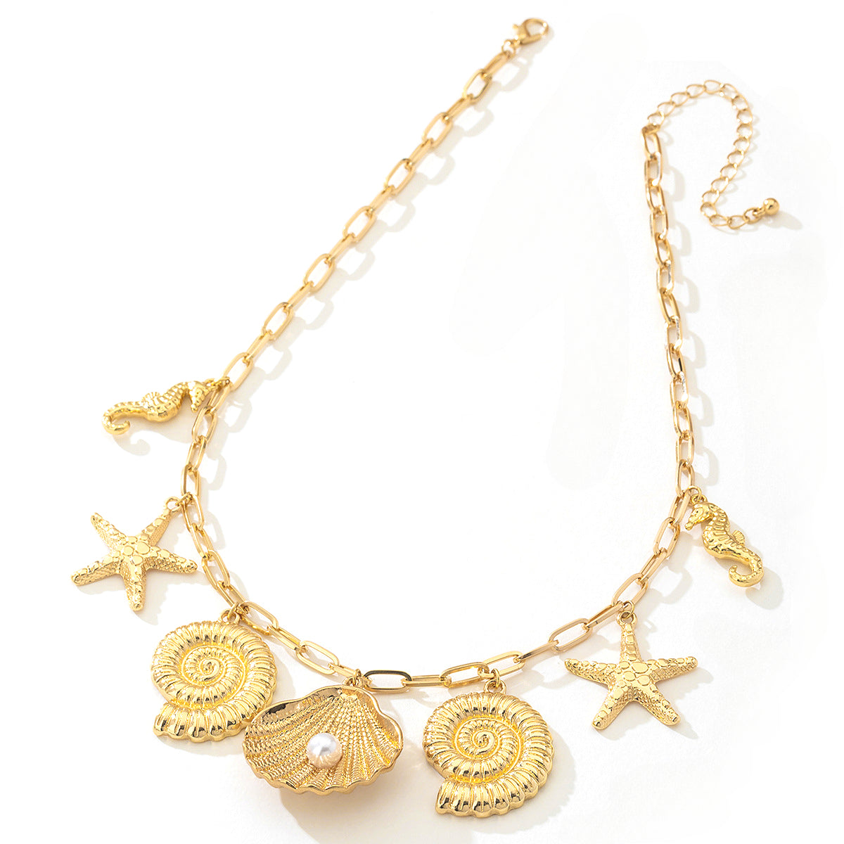 Planderful Vienna Verve Necklace – Elegant Marine Life Design