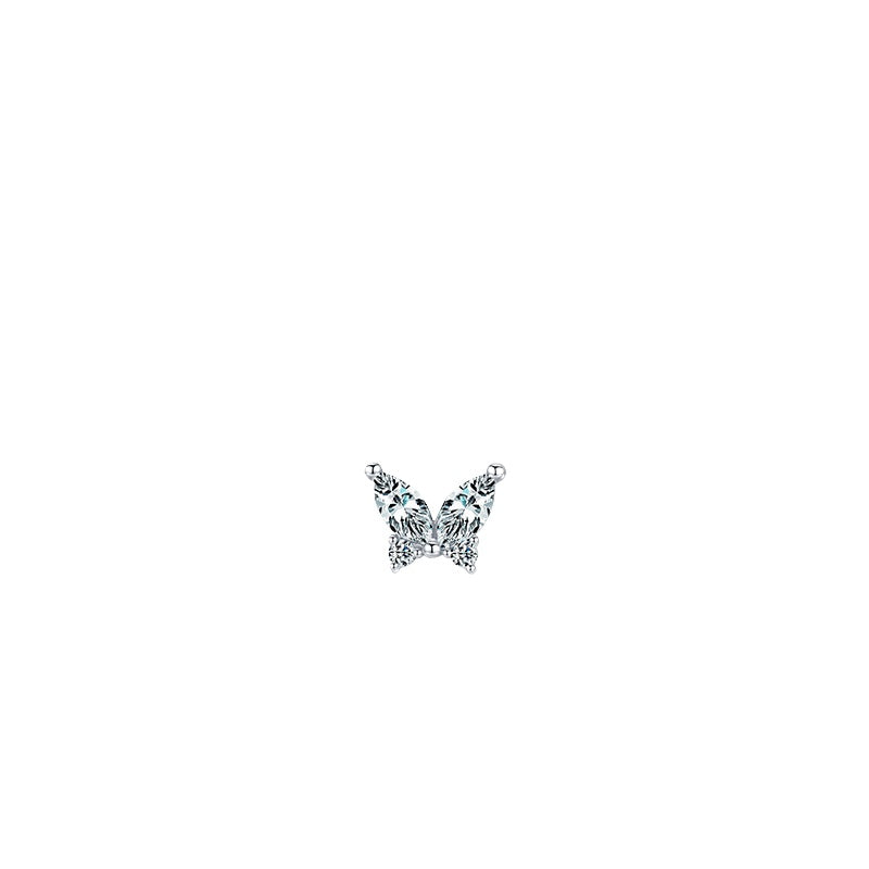 925 Sterling Silver Geometric Zircon Earrings