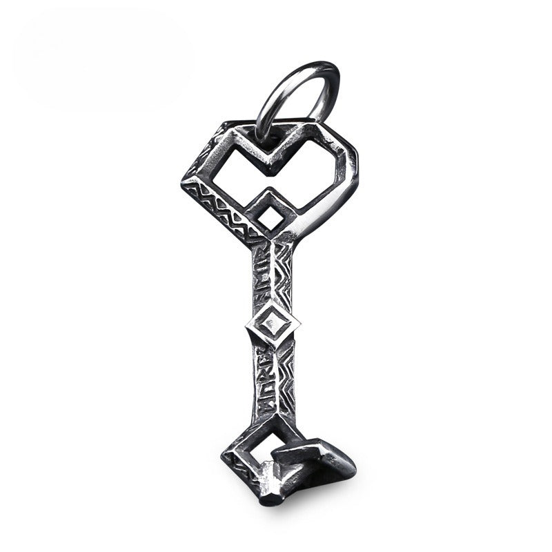 Titanium Steel Hexagram Pendant – Stainless Steel Casting Necklace