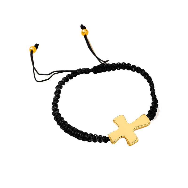 Planderful Vienna Verve Bracelet – Fashionable Versatile Metal Cross Design