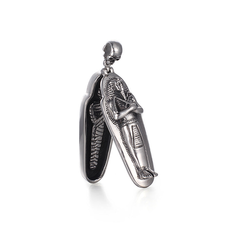 Exaggerated Pharaoh Mummy Pendant for Stylish Men