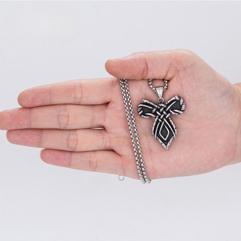 Punk Dark Stainless Steel Men's Pendant Necklace