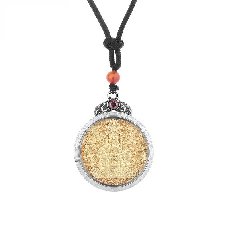 Steel Necklace – Statement Chinese Zodiac Buddha Saints