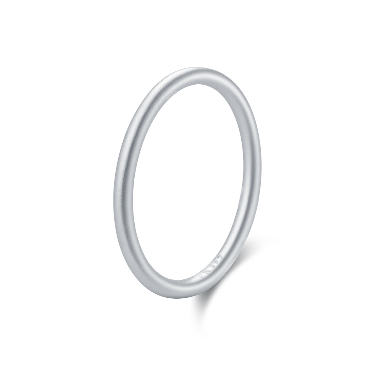 Planderful Everyday Genie Ring – Minimalist Sandblasted Sterling Silver Design