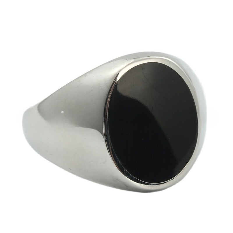 European And American Jewelry Titanium Steel Glossy Ring