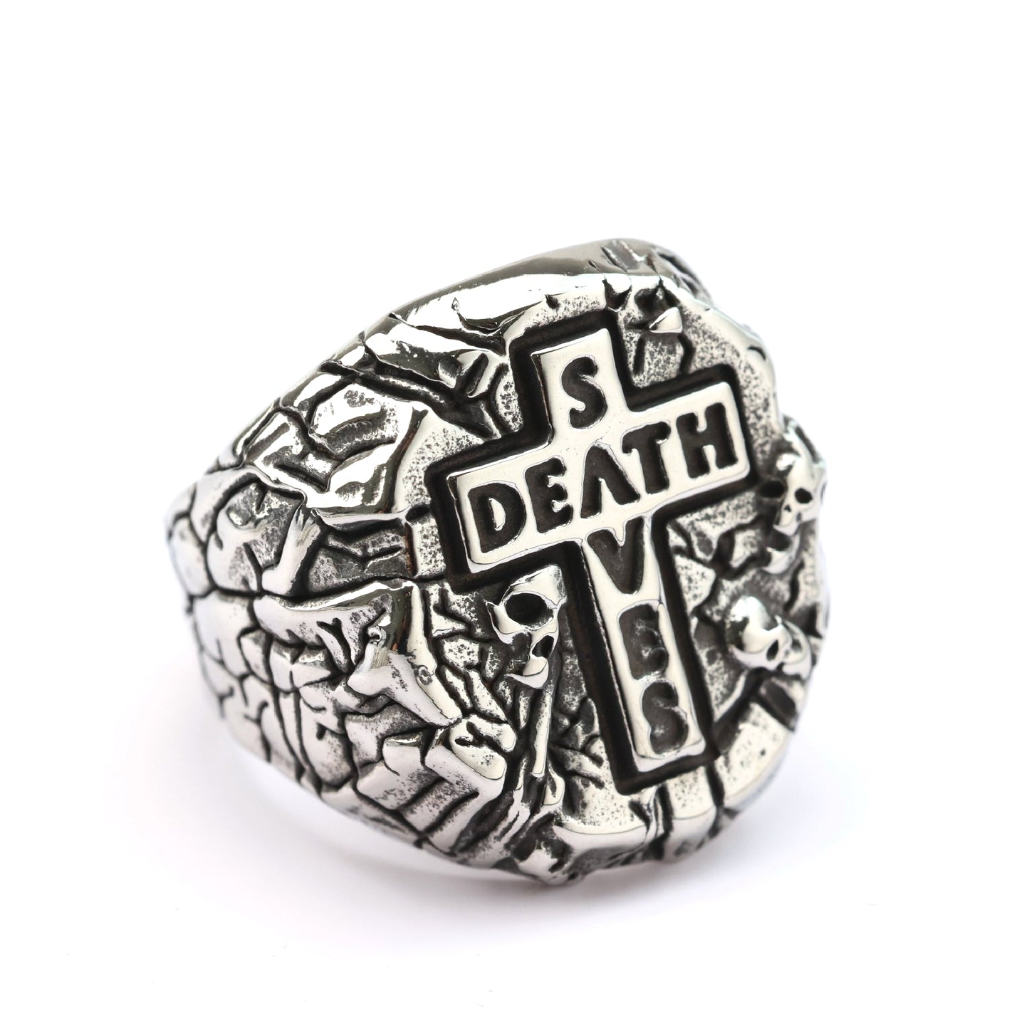 Mens Durable Stainless Steel Ring Retro Cross Punk Style Planderful Everyday Genie Collection For Men