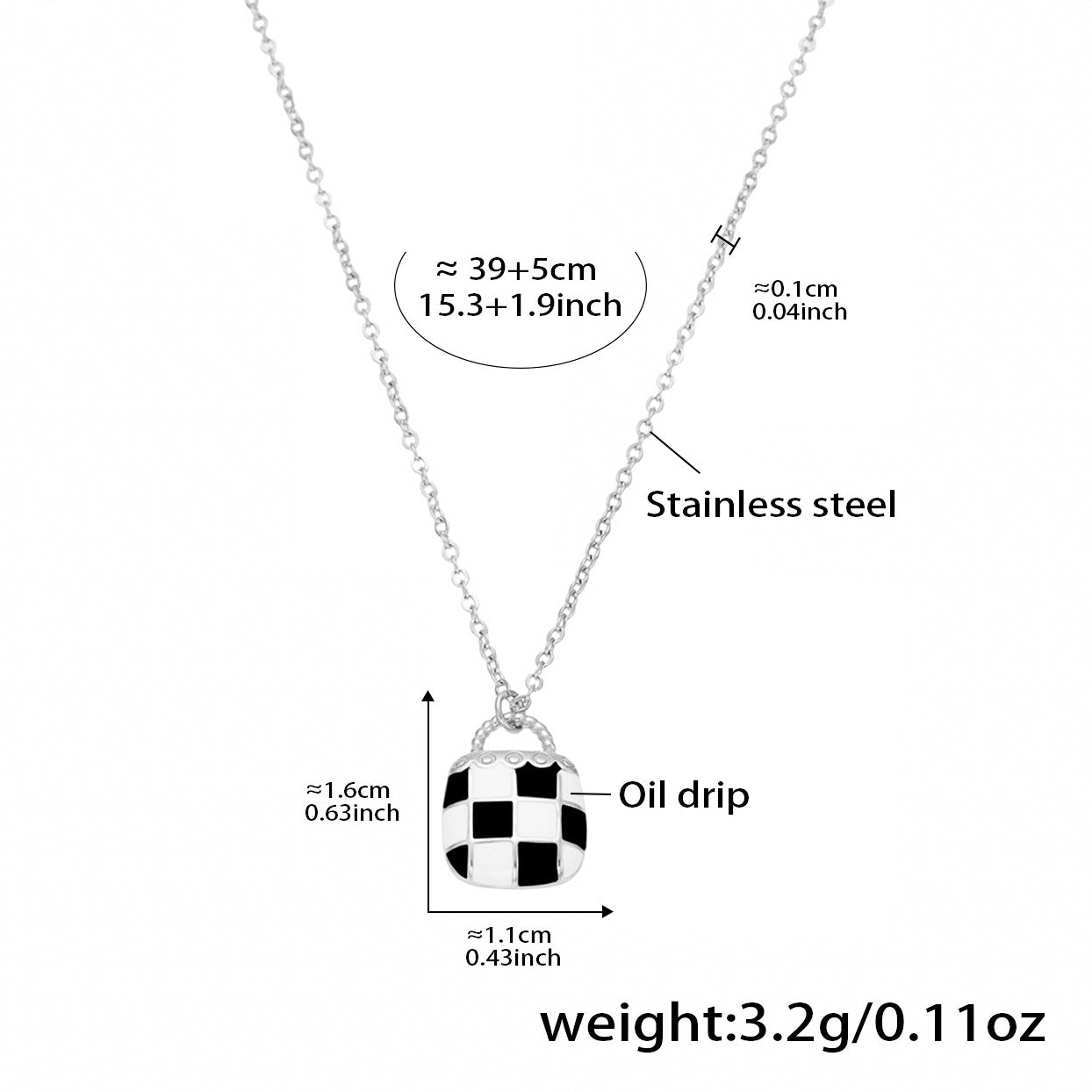 Planderful Turquoise Oval Pendant Necklace For Women