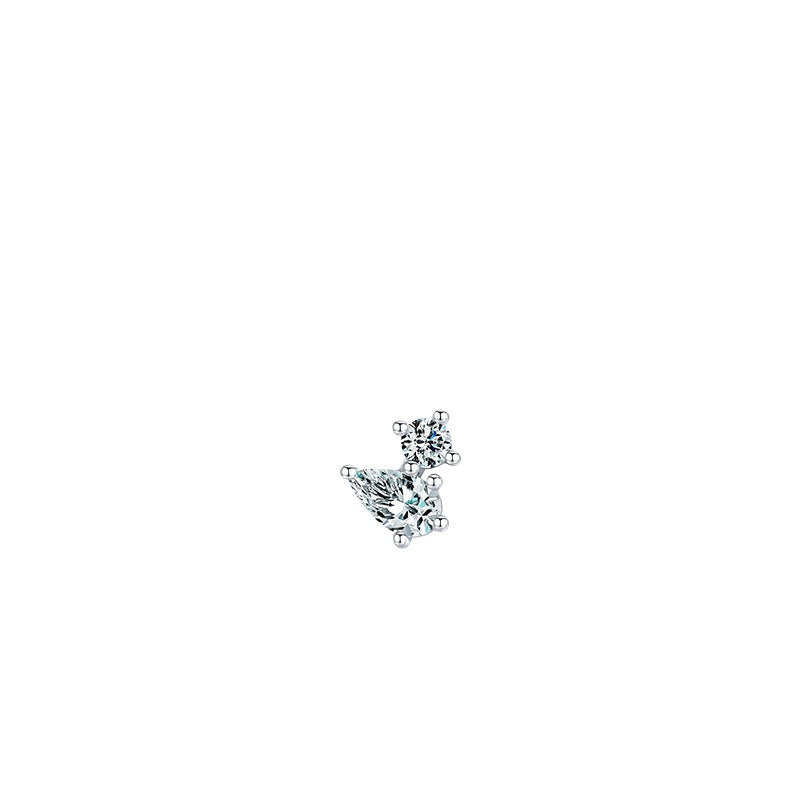 925 Sterling Silver Geometric Zircon Earrings
