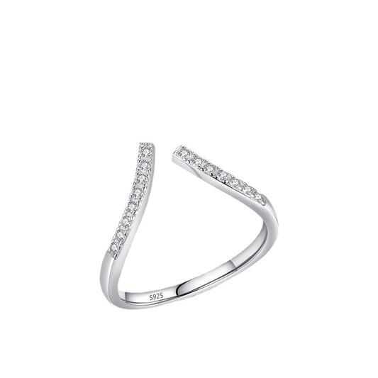 Sterling Silver Zircon Ring - Everyday Genie Collection