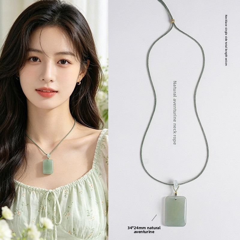 Jade Pendant Necklace