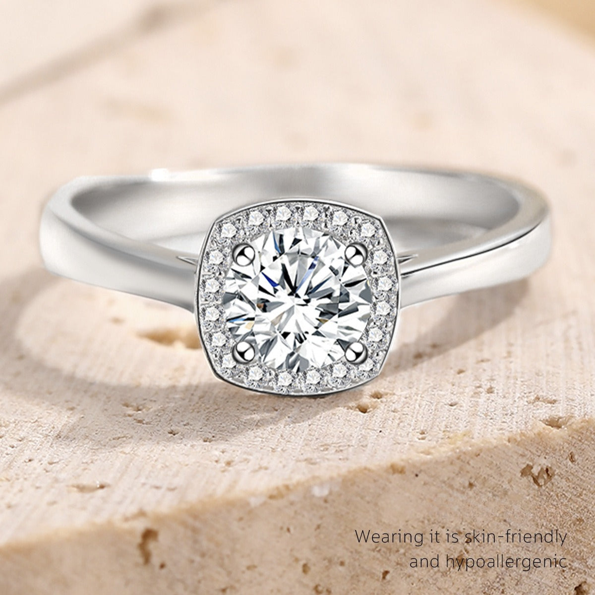 Sugar Cube S925 Sterling Silver Ring