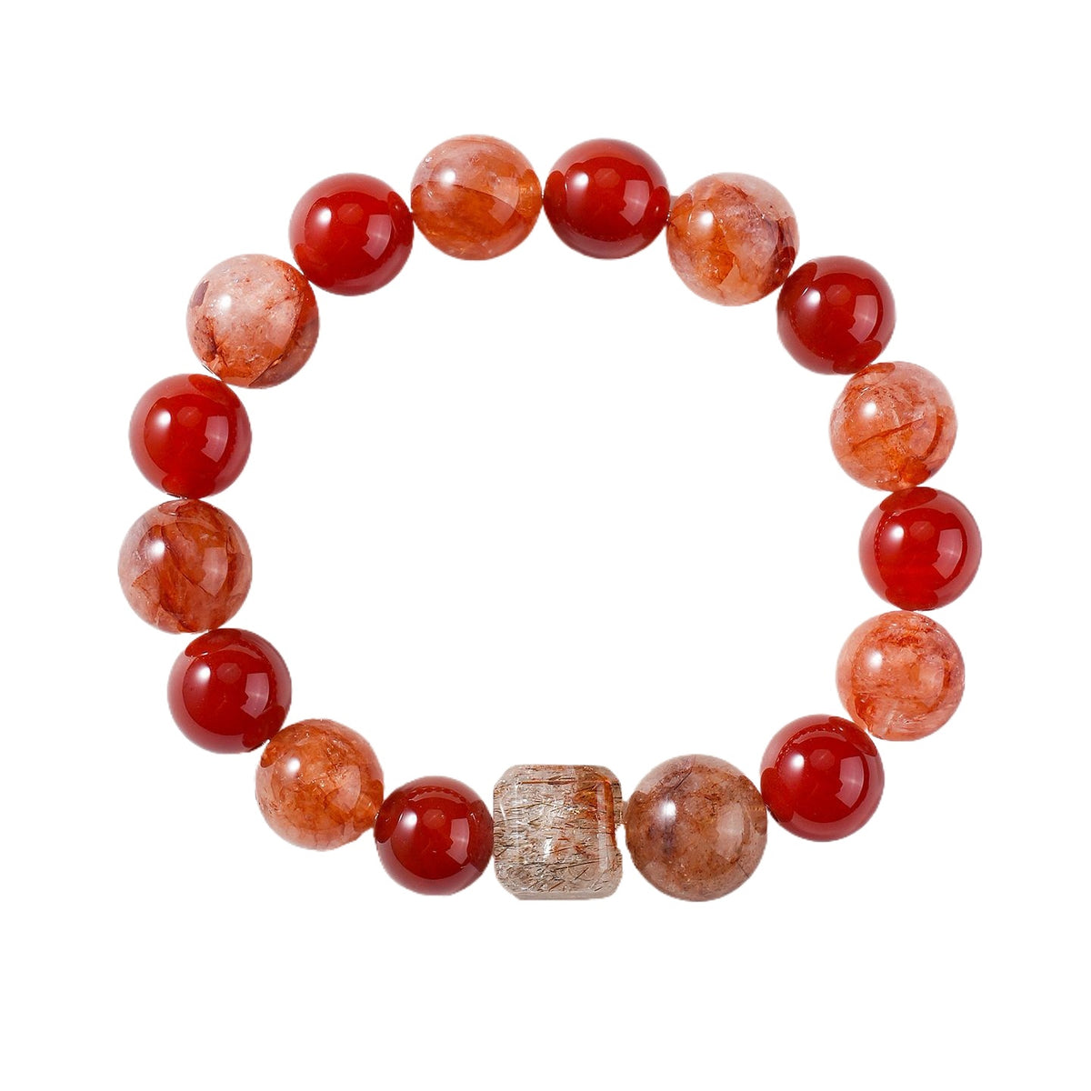 Agate Crystal Floral Bracelet