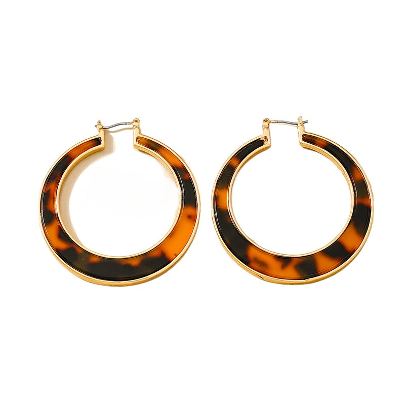 Planderful Vienna Verve Earrings – Unique Leopard Print Design