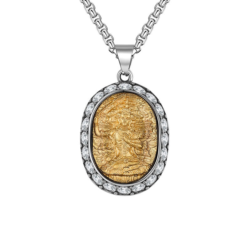 Zircon Necklace – Elegant Zodiac Saints Eight Patrons Pendant for Everyday Wear Planderful Collection