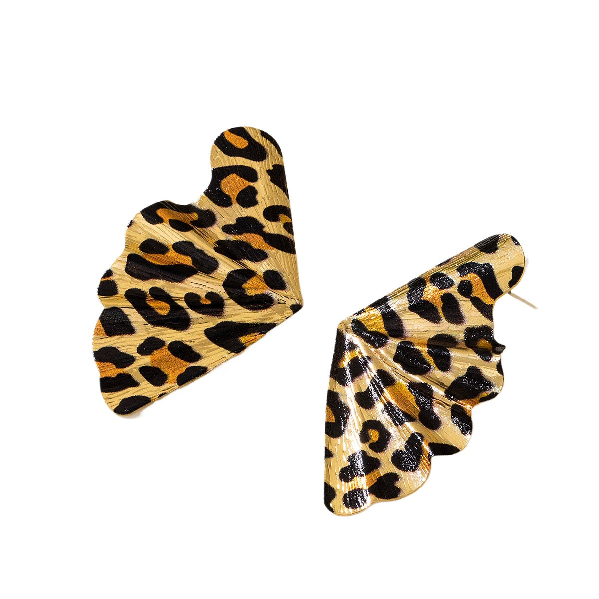 Planderful Vienna Verve Earrings – Exaggerated Ginkgo Biloba Design