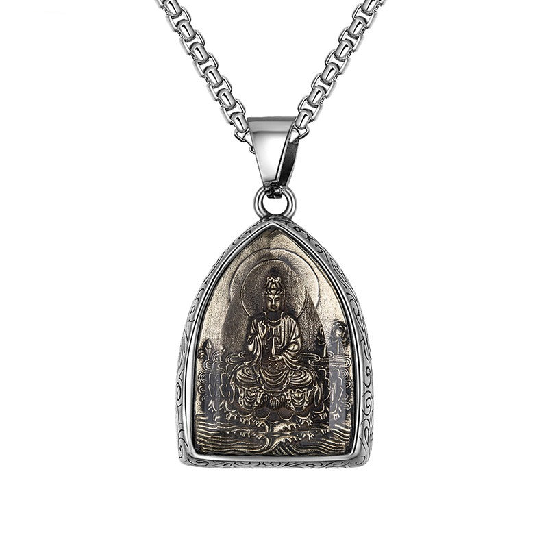Titanium Steel Necklace – Vintage for Men