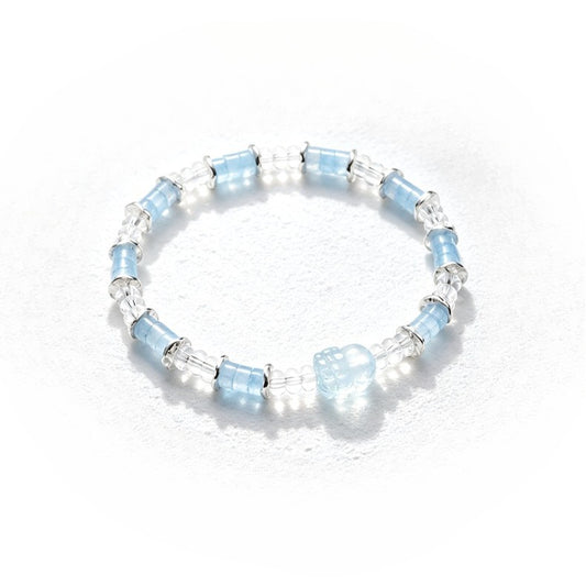 Aquamarine Crystal Pixiu Bracelet